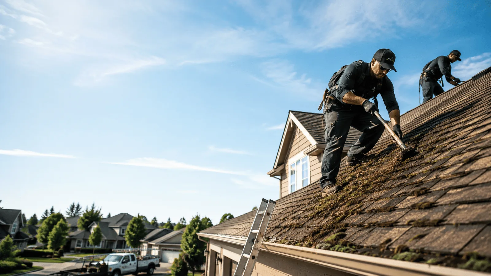 Roof Moss Removal in Gans, OK near me
